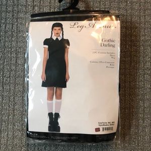 Wednesday Addams Halloween Costume Gothic Darling M/L